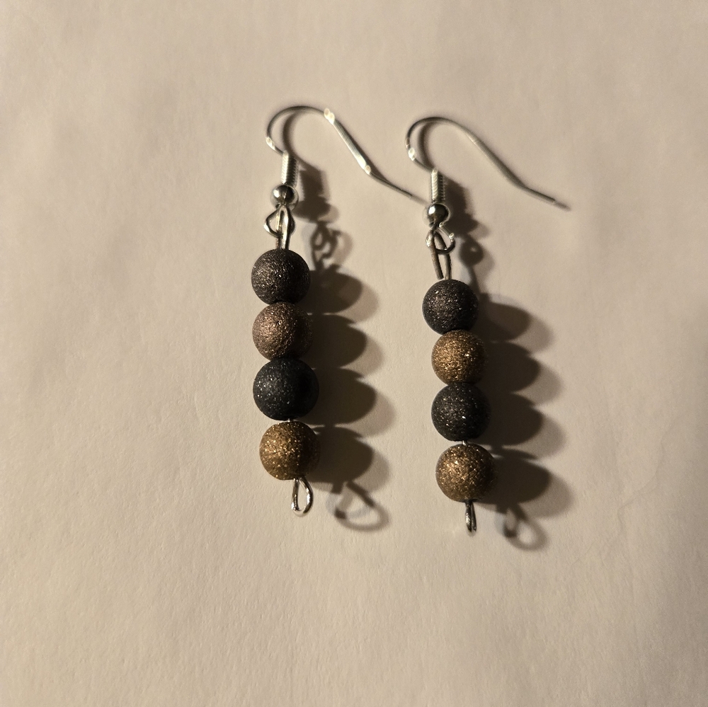 Hand crafted beaded earrings